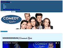 Tablet Screenshot of comedystube.de